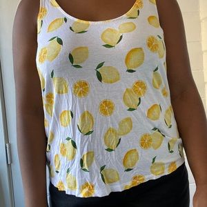 HM Lemon Print Tank Top
